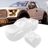 RC Pickup Truck Body Shell Replacements Parts, 1/10 Transparent 313mm Wheelbase