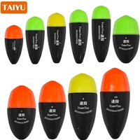 TAIYU Luminous Fishing Float Set High Sensitivity Buoy Adjustable Red&Green Color Bobber Waterproof Electronic Fishing Floats