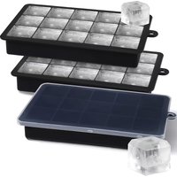 4/6/8/15 Large Compartment Silicone Ice Cube Mold with Ice Ball Maker DIY Ice Tray for Home Kitchen Bar Freezer Tool
