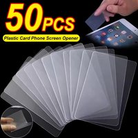 Plastic Card Phone Screen Opener Ultra Thin Flexible Pry Removal Tool Clear Repairing Cards for Mobile Tablet LCD Screen Repair