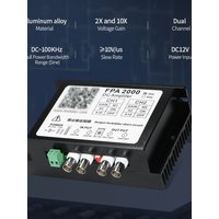 FPA2000-30W FPA2000 50W Dual Channel Power Amplifiers Sine Wave Bandwidth 100KHz Output 100Vpp 1A DC12V Single Power Supply