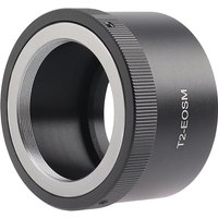 FOTGA Adapter Ring T2 T Mount Lens to Canon EOS M Adapter for Canon EOS M M1 M2 M3 M5 M6 M10 M50 M100 Camera Black Photography