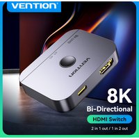 Vention HDMI Switcher 8K Bi-Direction 2.1 HDMI Switch 1x2/2x1 Adapter 2 in 1 Out Converter for PS4/5 Xiaomi TV Box HDMI Splitter