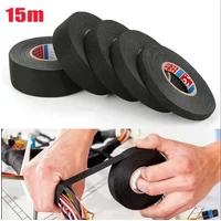 Heat-Resistant Adhesive Cloth Tape - Automotive Cable Harness Wiring Loom Electrical Tape in 9/15/19/25/32mm Sizes