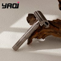 YAQI Bohemia 316 Stainless Steel Adjustable Baseplate Men Professional Safety Razor