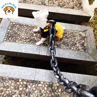1.5m 2m Pet Puppy Leash Funny Plastic Simulation Chain Dog Leads Small Dogs Pet Cat Traction Rope Halloween Props for Doggies