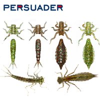 10flies DIY materials pack dragonfly/damselfly nymph fly tying rubber bodies&legs materials for trout fishing artificial lure