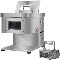 Commercial Electric Meat Cutter Multi-Functional Stainless Steel Electric Fresh Meat Slicer Machine For Shredding Slicing Dicein