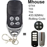 Mhouse MyHouse Door Gate Remote Control Compatible Mhouse GTX4 TX3 TX4 433.92mhz Garage Command Gate Control Transmitter Key Fob