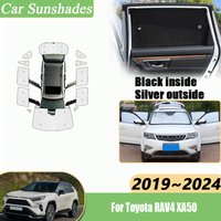 For Toyota RAV4 XA50 MK5 2019~2024 Car Full Coverage Sunshade Privacy Shade Windshield Cover Anti-UV Window Visor Accessories