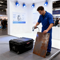 2025 Suitcase Laser Metal Cleaning Machine Wireless Controlled Car Body Paint Engine Rust Lazer Cleaner 500w 1200w 1500w