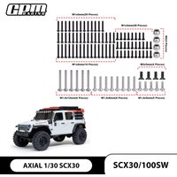 GPM Axial Scx30 Steel Screws Set (100 Pieces) For AXIAL 1/30 SCX30 Ford Bronco 4X4 RTR