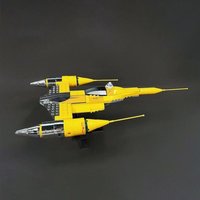 Stock 188 Parts Naboo Starfighter 10026-1 Building Blocks, Movie Series Architecture, Educational Toy for Kids & Adults Gifts