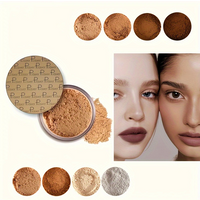 8 Color Long-Lasting Oil Control Matte Loose Face Powder - Invisible, -Matte Finishing Powder For Setting Foundation Makeup