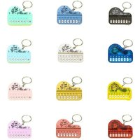2Pcs Creative Mini Electronic Piano Keychain Pendant Luminous Music Toy Small Gift Bag Charm Gift Kids Party Favors
