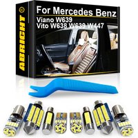 Abright Car LED Interior Light For Mercedes Benz Vito W447 W638 W639 Parts Viano W639 1996-2012 2015 2016 2017 2018 Parts Canbus