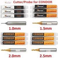 1.0mm 1.5mm 2.0mm 2.5mm Milling Cutter Probe for Xhorse CONDOR XC MINI Plus Dolphin XP-005 Dolphin XP-007 Key Cutting Machine