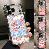 Pink K-Kirbys Phone Case for Samsung Galaxy A57 A56 A55 A54 A53 A52 A37 A36 A16 A06 4G 5G Anti-drop Transparent Cover