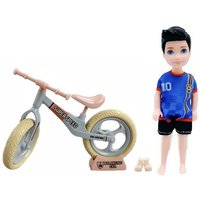 AliExpress QSMARTOY Kawaii 2 Items / Lot Kids Toys Mini Balance Bike 5.5 Inch Girls Boy Dolls Fast Shipping Birthday Present For Chidlren DIY Game