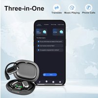 Q16S AI Real-time Translator Earphones 144 Languages Instant Voice Translation Earbuds Wireless BT 5.3 Headphones Translator