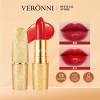17 colors gold tube lipstick moisturizing velvet matte matte lipstick bullet lipstick