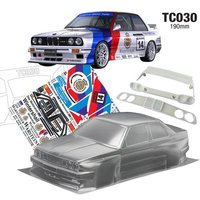 1set E30 M3 Sport Evolution 1/10 drift RC PC body shell 190 width Transparent clean no painted drift body RC hsp hpi trax Tamiya