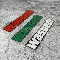 2 Pcs Set Game-Style Waterproof Stickers, Red Green White Vinyl Decals for Car Motorcycle Laptop Decoration