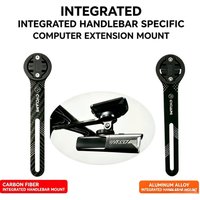 Bike Handlebar Computer Mount Integrated Extension Bracket for Garmin iGPSPORT XOSS Magene GoPro Light Holder