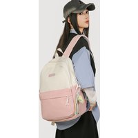 Fashion Patchwork Color Women's Backpack Daily Travel Waterproof Woman Man Travel Bag Schoolbag for Teenage Laptop Knapsack