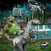 Compatible MOC Sets Dinosaur World Series Building Blocks Giganotosaurus Titanosaurus Tyrannosaurus Children's Park Toys Gift image 4