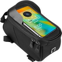 AliExpress NONE Touch Screen Bicycle Bags Bike Cell Phone Holder Mount Bag Light Barrier Waterproof MTB Bicycle Front Frame Bag Hard Shell Case