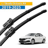 Erick's Wiper LHD Front Wiper Blades For Skoda Octavia A8 2019 - 2026 Windshield Windscreen Window Car Rain Brushes 26"+19"