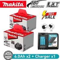 Makita 18V 6.0Ah Rechargeable Battery BL1860 BL1860B BL1850 BL1840 BL1830 & Charger For Cordless Screwdriver Power Tools