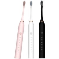 3Pcs/Set Electric Ultrasonic Toothbrush Six Speed Mode Home Soft Hair USB Charging Waterproof Adult Tooth Cleaner‘
