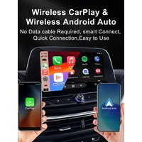 New Mini Wired to Wireless 2 in 1 AI Box Carplay 5G Wif & Bluetooth 5.0 Android Auto Plug and Play Non-inductive Connection