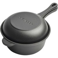 Cast Iron Pan with Skillet Lid BBQ heating fast Nonstick Stovetop Heavy Duty Soup Pot Frying Pan Stewpot for camping