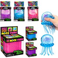 Hot Schylling NeeDoh Nice Cube, Sensory Anti-Stress Block, Soft Squishy Stress Relief Fidget Toy, Ideal Souvenir Gift
