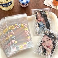 20/50/100pcs Graffiti Self-adhesive Bag Small Card Self-sealing Bag Packaged Card Gift Bag High Value Opp Bag Transparent Bag.