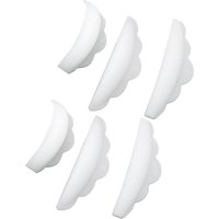 6Pcs Silicone Eyelash Perming Pads Reusable Curler Shield for Lash Lift Kit Natural Lash Curling Tool Eyelash Perm Kit