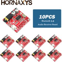 10Pcs Bluetooth Audio Receiver Board Bluetooth 5.0 MP3 Lossless Decoder Wireless Stereo Music Module 3.7-5V XY-BT-Mini TYPE-C