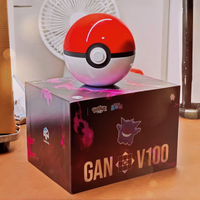 GAN Genuine Pokemon Series anime merchandise poke ball cube Rubik's Cube pendant collectible Ornaments toys Birthday Gift