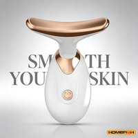 Micro-Current EMS Face Lifting Massager, Portable with Ions Boost for Instant Firming, Wrinkle Smoothing & Jawline Sculpting
