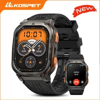 KOSPET TANK M3 Ultra Smartwatch GPS dla mężczyzn, wodoodporny 5ATM, połączenia Bluetooth, pomiar tętna, do nurkowania, jazdy na nartach, pieszych wędrówek, kompatybilny z Androidem i iOS