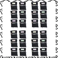 A71Z 24Pcs Chair Storage Pocket Chair Bag Chair Pockets For Classrooms Student Chair Pockets Chair Organizer With Name Tag