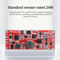 DC 12V/15V 24W 1A UPS Power Supply Module Uninterruptible Power Control Board 2S V4.0CN Charging Step Up Protection Module