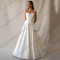 Luxury 3D A Line Wedding Dress Sweetheart Bridal Dresses Appliques Elegant Splice Wedding Gowns Customized 2026 robe de mariée