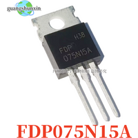 10PCS New FDP075N15A 075N15A 30A 150V inline TO-220 MOS field-effect transistor