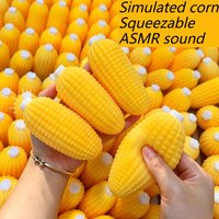 ASMR Cute Soft Simulation Corn Anti Stress Squishy Fidget Toys Venting Balls Slow Rebound Decompression Squeeze Toy