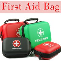Waterproof PU First Aid Bag Empty for Outdoor Travel Car Home Emergency Survival Kit Household Camping Small Medical Box Travel