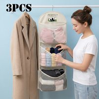 Multi Purpose Mesh Storage Hanging Bag Hanging Storage with Hanger Mesh Pockets for Bra Underwear Socks Pockets Hang Store Bag